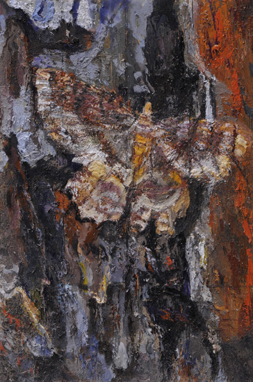 Ariadne, 2009, oil on wood, 18 x 12 inches