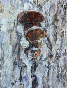 3's a Crowd, 2022, oil on linen, 16 x 12 inches (sold)