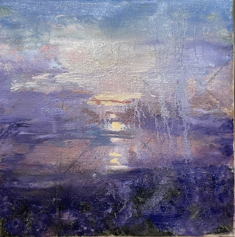 Sunset II, 2024, Oil on Linen, 11 x 11