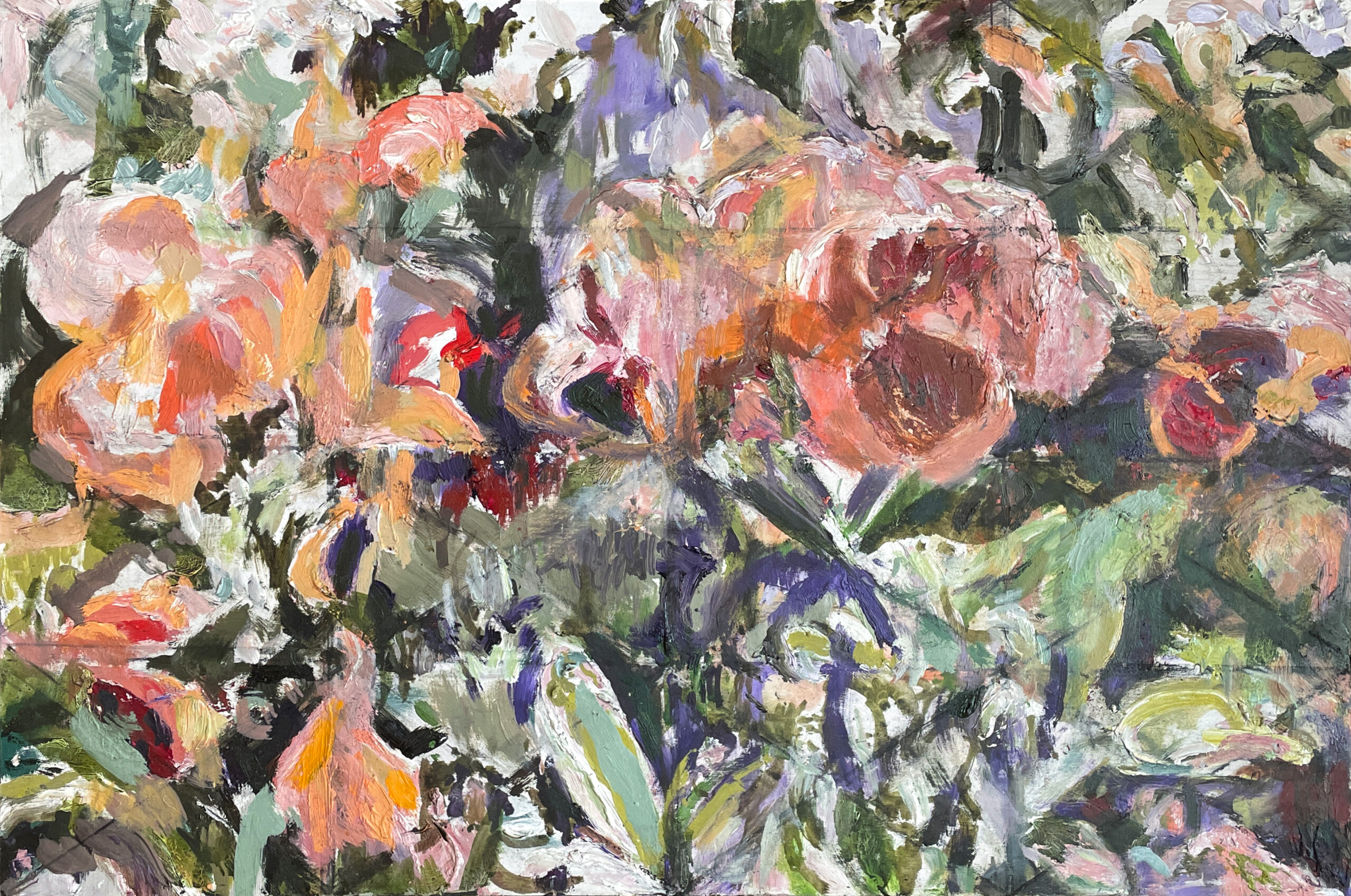 Almost Summer, 2025, oil on panel, 12 x 18 inches