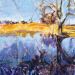 Tree and Pond, 2024, Oil on Linen, 18 x 12 thumbnail