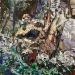 Entangled, 2025, oil on panel, 13 x 13 inches thumbnail