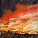 Dramatic Sunset, 2024, oil on panel, 11.50 x 10.50 inches thumbnail